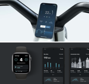 App- und Deviceökologie eines E-Bikes (© VanMoof Blog)